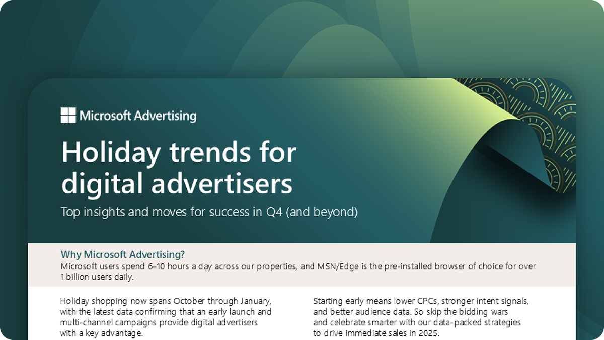 Holiday advertising with Microsoft | Microsoft Advertising