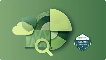 Search Advertising Learning Path badge on a green background with cloud, search and computer icons.