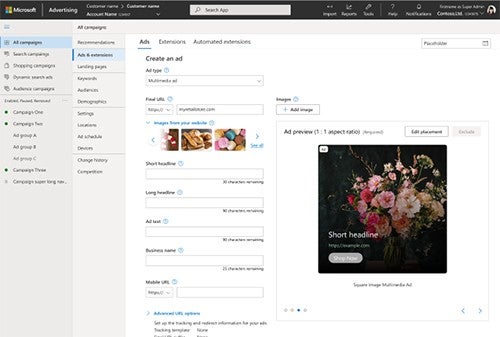 New Ad Creator automatically suggests images | Microsoft Advertising