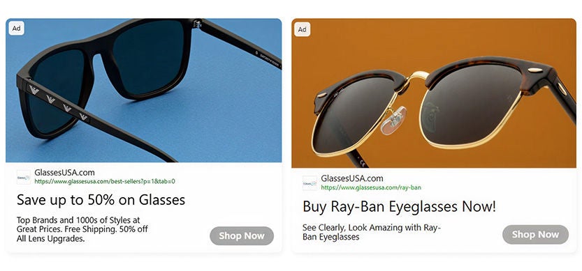 Close-up of stylish sunglasses with reflective lenses, highlighting frame details and lens texture.